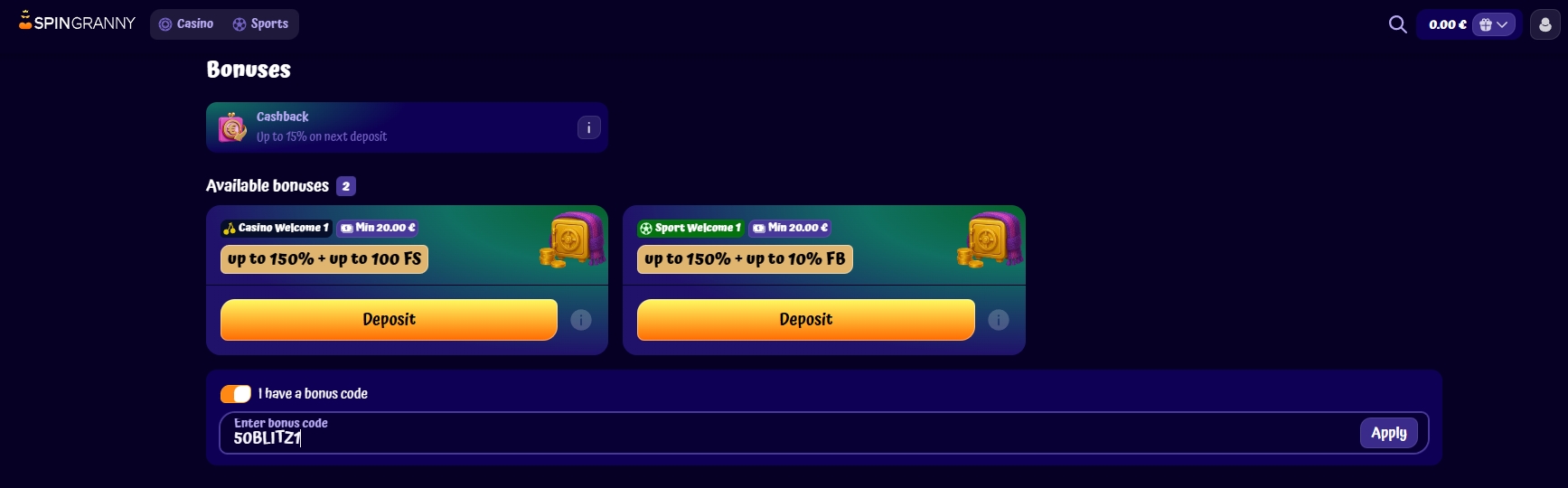 Spingranny - 50 Tours Gratuits